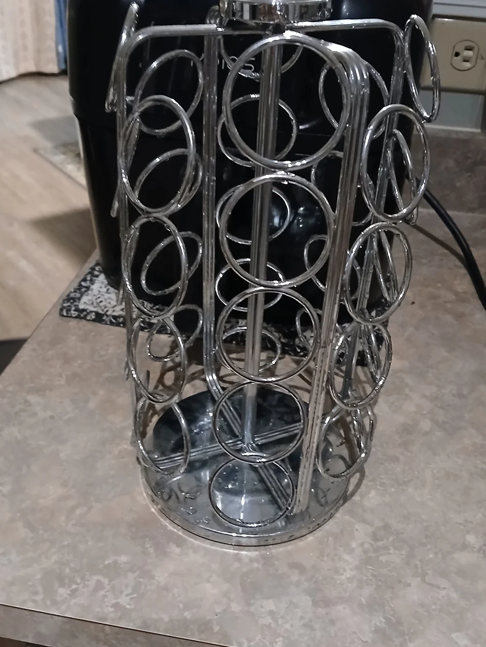 Keurig Silver Rotating K-Cup Carousel Holder [36 Cups/Pods]